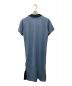 TOGA PULLA (トーガ プルラ) ダブルクロスジャージードレス ブルー サイズ:36：14800円