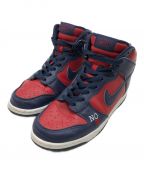 NIKEナイキ）の古着「SB Dunk High By Any Means」｜ボルドー×ネイビー