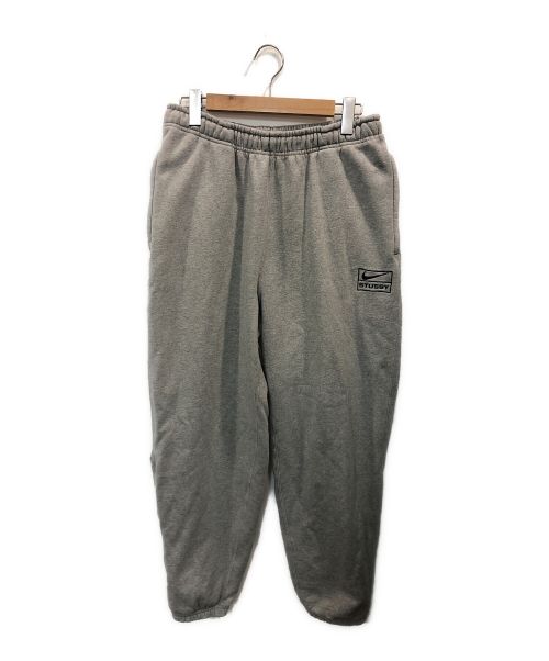 NIKE（ナイキ）NIKE (ナイキ) stussy (ステューシー) Sweatpants　ｽｳｪｯﾄﾊﾟﾝﾂ グレー サイズ:Mの古着・服飾アイテム