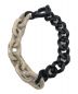 A-COLD-WALL (ア・コールド・ウォール) Chain Link Necklace ブラック×ベージュ：9800円