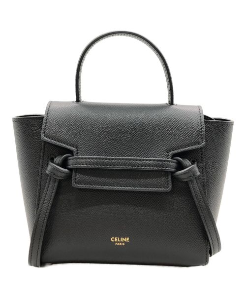 CELINE（セリーヌ）CELINE (セリーヌ) Belt bag nano ブラックの古着・服飾アイテム