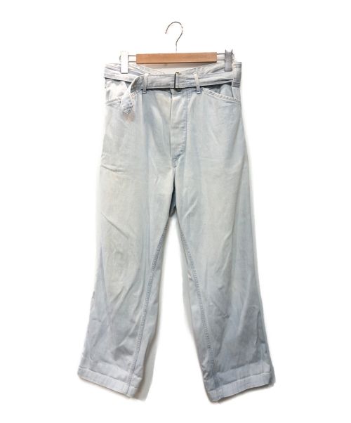 COMOLI（コモリ）COMOLI (コモリ) Belted Denim Pants インディゴ サイズ:1の古着・服飾アイテム
