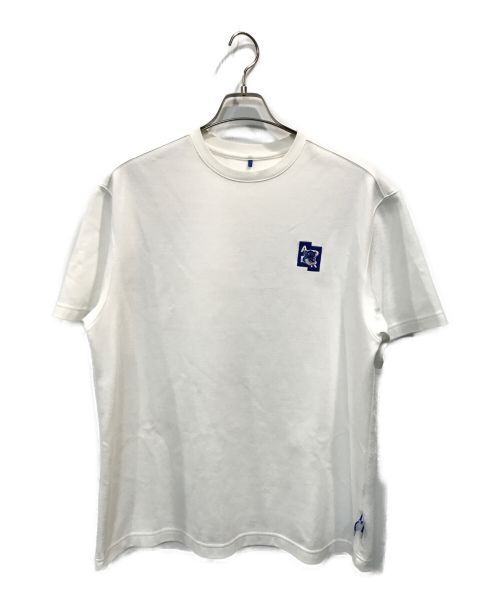 ADER error（アーダーエラー）ADER error (アーダーエラー) MAISON KITSUNE (メゾンキツネ) Tetris blue fox t-shirt ホワイト サイズ:A2の古着・服飾アイテム