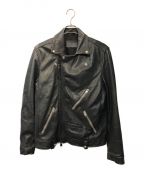 ALL SAINTSオールセインツ）の古着「Muir Leather Biker Jacket」｜ブラック