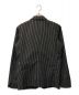 BLACK COMME des GARCONS (ブラック コムデギャルソン) ストライプ3Bジャケット ブラック サイズ:XL：13800円