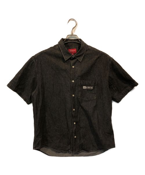 SUPREME（シュプリーム）SUPREME (シュプリーム) Invert Denim S/S Shirt ブラック サイズ:Mの古着・服飾アイテム