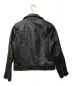 UNITED TOKYO (ユナイテッドトーキョー) ダブルライダースジャケット ブラック サイズ:2：5000円