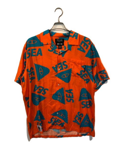 WIND AND SEA（ウィンダンシー）WIND AND SEA (ウィンダンシー) POLeR (ポーラー) 半袖シャツ オレンジ サイズ:Lの古着・服飾アイテム
