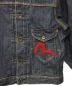 中古・古着 EVISU (エビス) カモメ刺繍デニムジャケット インディゴ サイズ:M：12800円