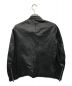 STUDIOUS (ステュディオス) ラムレザージャケット ブラック サイズ:1：7800円