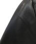 中古・古着 STUDIOUS (ステュディオス) ラムレザージャケット ブラック サイズ:1：7800円