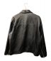 MAISON SPECIAL (メゾンスペシャル) ラムレザープライムオーバー襟付きシングルライダースジャケット ブラック サイズ:00：24800円