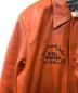 中古・古着 CHEVIGNON (シェビニオン) レザースナップジャケット オレンジ サイズ:M：10800円