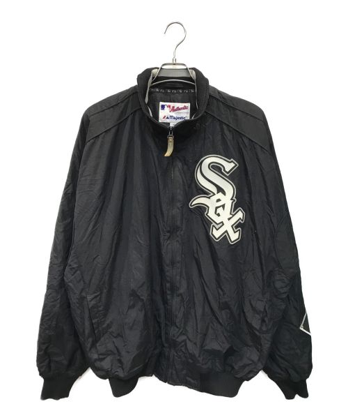 Majestic（マジェスティック）Majestic (マジェスティック) White Sox Authenticスタジャン ブラック サイズ:XLの古着・服飾アイテム