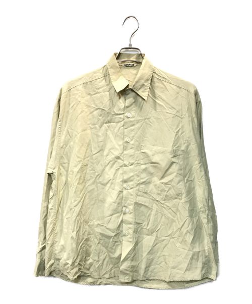 AURALEE（オーラリー）AURALEE (オーラリー) WASHED FINX TWILL BIG SHIRTS ベージュ サイズ:4の古着・服飾アイテム
