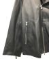 中古・古着 MAISON SPECIAL (メゾンスペシャル) Lamb leather Prime-Over Double Rider Jacket ブラック サイズ:01：21800円