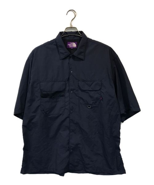 THE NORTHFACE PURPLELABEL（ザ・ノースフェイス パープルレーベル）THE NORTHFACE PURPLELABEL (ザ・ノースフェイス パープルレーベル) Field H/S Shirt ネイビー サイズ:XLの古着・服飾アイテム