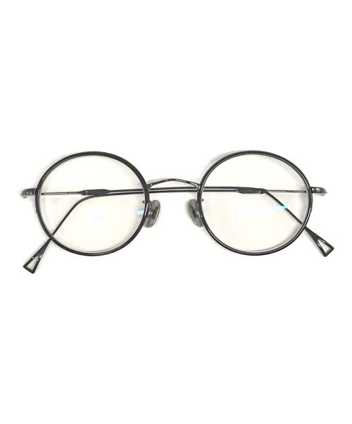 ISSEY MIYAKE（イッセイミヤケ）ISSEY MIYAKE (イッセイミヤケ) 金子眼鏡 (カネコメガネ) 眼鏡 ブラック サイズ:47□23-145の古着・服飾アイテム