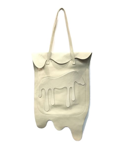 mina perhonen（ミナ ペルホネン）mina perhonen (ミナ ペルホネン) Liquide Bag ベージュの古着・服飾アイテム