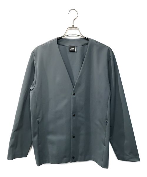NEW BALANCE（ニューバランス）NEW BALANCE (ニューバランス) MET24 Cardigan グレー サイズ:XLの古着・服飾アイテム