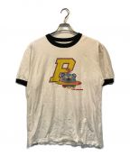 PUNKTUMパンクタム）の古着「リンガープリントTシャツ」｜ホワイト