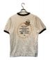 PUNKTUM (パンクタム) リンガープリントTシャツ ホワイト サイズ:L：12800円