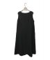 ATON (エイトン) フロントボタンノースリーブドレス ブラック サイズ:02：14800円