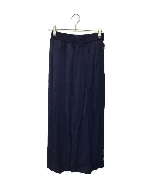 TOGA PULLA（トーガ プルラ）TOGA PULLA (トーガ プルラ) メタルベルトギャバジンワイドパンツ ネイビー サイズ:34の古着・服飾アイテム