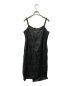 MM6 Maison Margiela (エムエムシックス メゾンマルジェラ) フェイクレザースリップドレス ブラック サイズ:38：17800円