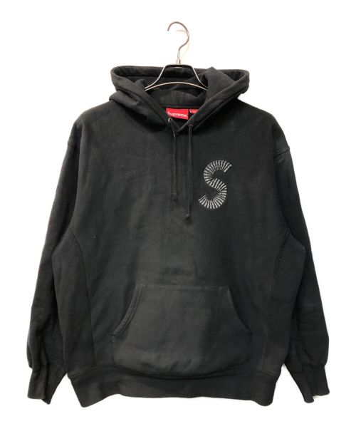 SUPREME（シュプリーム）Supreme (シュプリーム) S Logo Hooded Sweatshirt ブラック サイズ:Mの古着・服飾アイテム