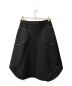 ISSEY MIYAKE (イッセイミヤケ) ジップデザインポンディングスカート ブラック サイズ:2：27000円