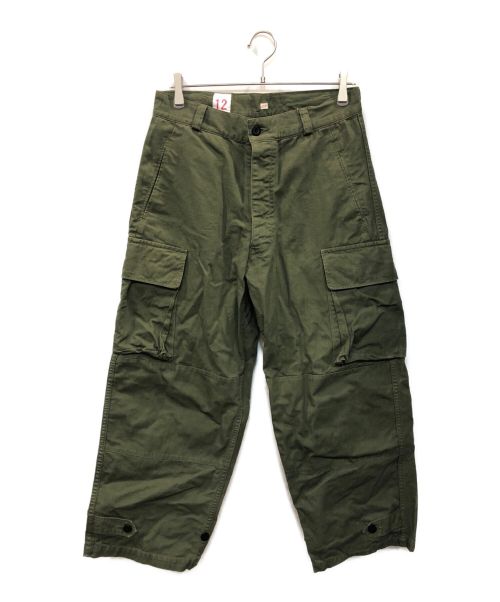 OUTIL（ウティ）OUTIL (ウティ) pantalon blesle m47カーゴパンツ オリーブ サイズ:12の古着・服飾アイテム