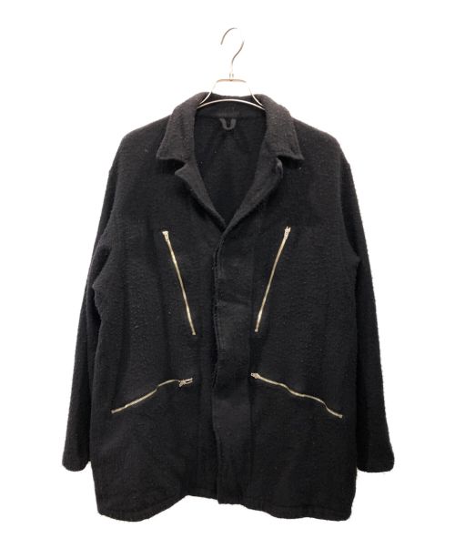 COMOLI（コモリ）COMOLI (コモリ) 縮絨ウール ミリタリージャケット ネイビー サイズ:3の古着・服飾アイテム