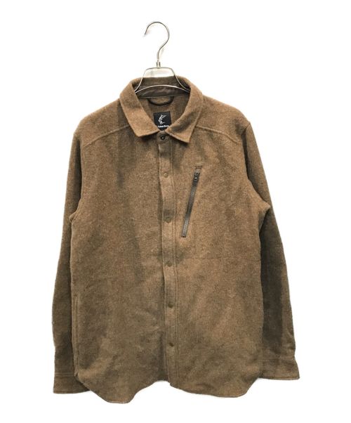 Teton Bros（ティートンブロス）Teton Bros (ティートンブロス) Farallon Plain Shirt/ファラルーンプレーンジャケット ブラウン サイズ:Mの古着・服飾アイテム