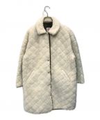 Traditional Weatherwearトラディショナルウェザーウェア）の古着「キルティングボアコート」｜ホワイト