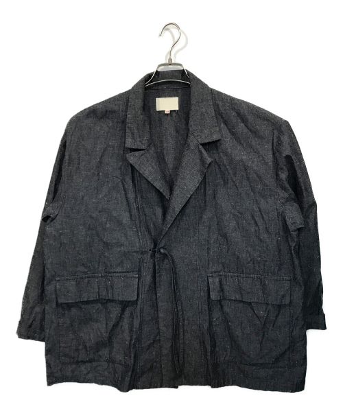 yokosakamoto（ヨウコサカモト）yokosakamoto (ヨウコサカモト) nomad haori jacket インディゴ サイズ:Ｍの古着・服飾アイテム