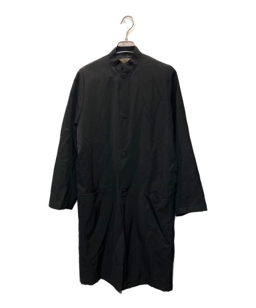 Y's（ワイズ）Y's (ワイズ) 80'sウールスタンドカラーコート ブラック サイズ:記載無しの古着・服飾アイテム