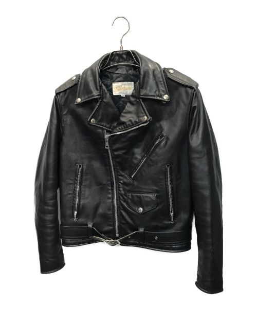 MARTANI（マルターニ）MARTANI (マルターニ) ダブルライダースジャケット ブラック サイズ:38の古着・服飾アイテム
