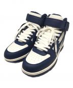 OFFWHITEオフホワイト）の古着「OUT OF OFFICE MID TOP LEATHE」｜ホワイト×ブルー