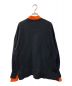 nagonstans (ナゴンスタンス) layered-neck pullover ブラック×オレンジ サイズ:M：12000円
