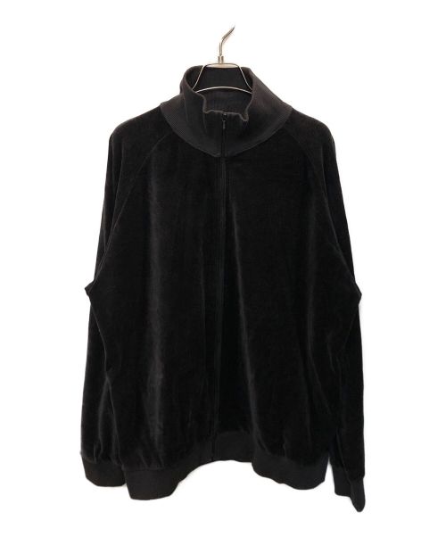 COMOLI（コモリ）COMOLI (コモリ) ベロアジャージトラックジャケット ブラック サイズ:SIZE3の古着・服飾アイテム