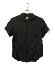 BLACK COMME des GARCONS (ブラック コムデギャルソン) ドットラウンドカラーシャツ ブラック サイズ:M