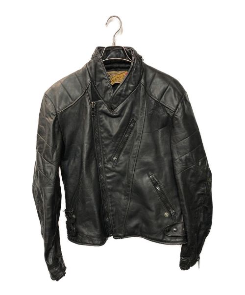 Schott（ショット）Schott (ショット) 80sヴィンテージライダースジャケット ブラック サイズ:42の古着・服飾アイテム
