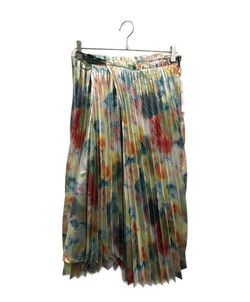TOGA PULLA（トーガ プルラ）TOGA PULLA (トーガ プルラ) Metallic print skirt メタリック サイズ:40の古着・服飾アイテム