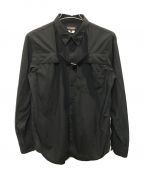 BLACK COMME des GARCONSブラック コムデギャルソン）の古着「ベルトデザインシャツ」｜ブラック