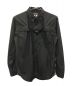 BLACK COMME des GARCONS（ブラック コムデギャルソン）の古着「ベルトデザインシャツ」｜ブラック