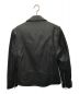 JACKROSE (ジャックローズ) ダブルライダースジャケット ブラック サイズ:3：13000円