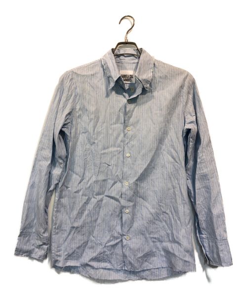 gabriela coll garments（ガブリエラコールガーメンツ）gabriela coll garments (ガブリエラコールガーメンツ) 23ssLINEN STRIPED SHIRT ブルー サイズ:1の古着・服飾アイテム