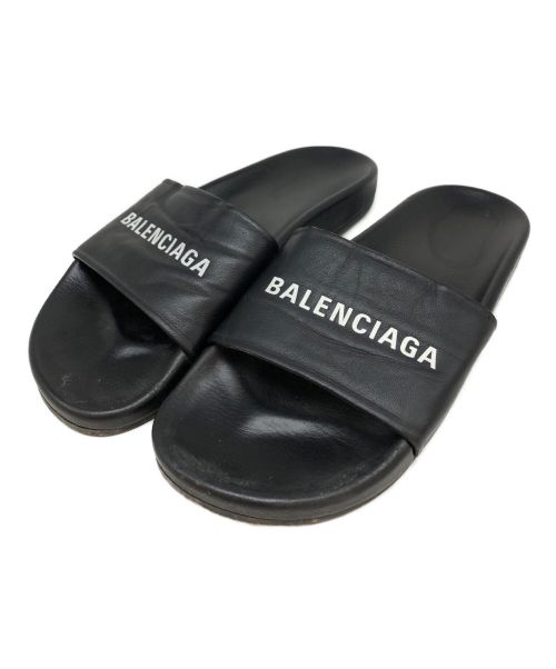 BALENCIAGA（バレンシアガ）BALENCIAGA (バレンシアガ) 19ssビーチサンダル ブラック サイズ:41の古着・服飾アイテム