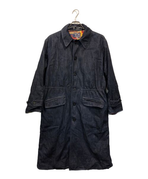 EVISU（エビス）EVISU (エビス) デニムステンカラーコート インディゴ サイズ:40の古着・服飾アイテム